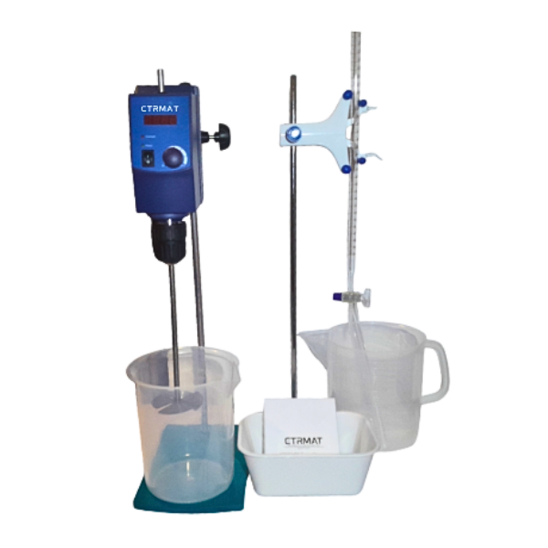 Appareillage complet pour essai au Bleu de Méthylène