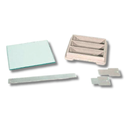 Jeu de spatules pour ciment