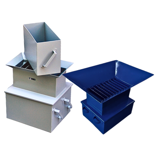 Diviseur échantillonneur à canaux fixes - Granulats