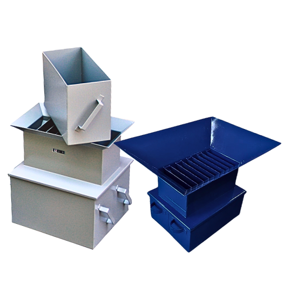 Diviseur échantillonneur à canaux fixes - Granulats