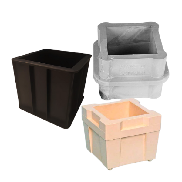 Moule cubique plastique 15 cm