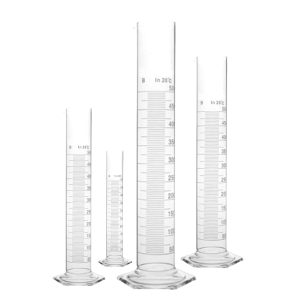 Glass graduated cylinder 