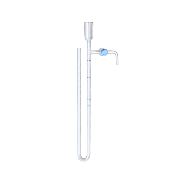  U glass manometric tube for Semi auto Blaine 