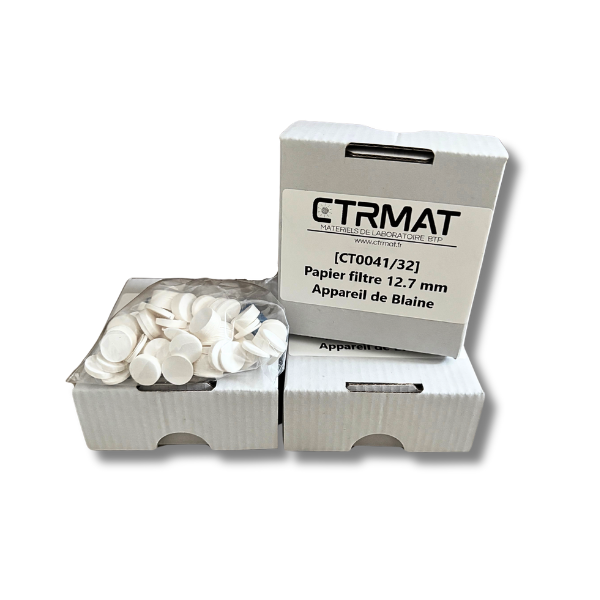 Filter paper Ø  12,7 mm for Blaine apparatus