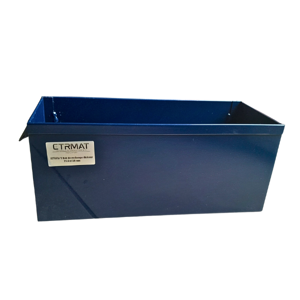Additional tray for sample splitter riffle boxes