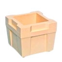 Concrete plastic cubic mould 15x15 cm