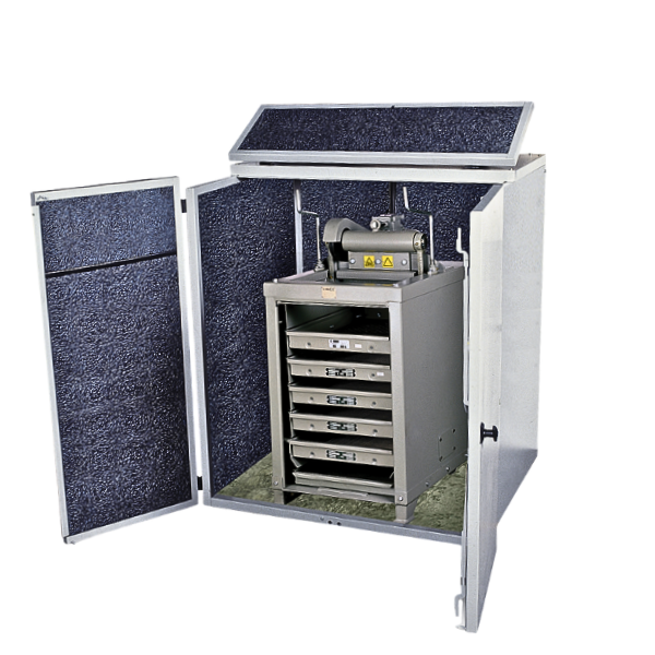 Armoire de sécurité CE pour tamiseuse grande capacité