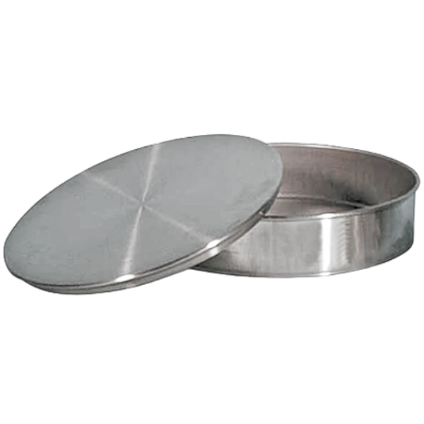 Receiver for particle size analysis sieve