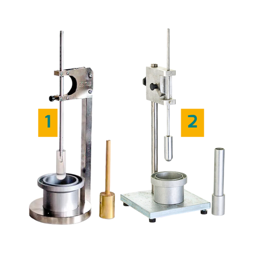 Plunger penetration apparatus - cement mortar