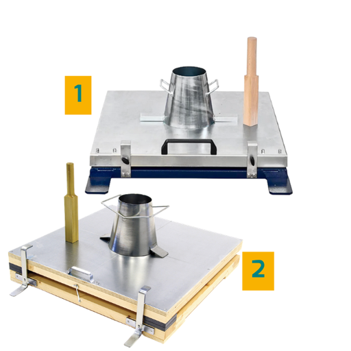  Table d'étalement ou d'affaissement béton
