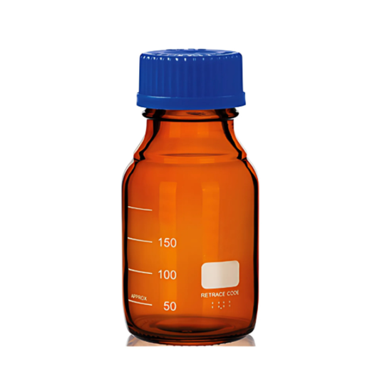 [CTR051/FA] Flacon en verre ambré 1 litre