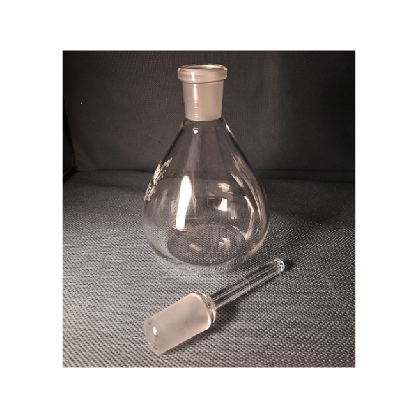 Pycnomètre de Gay Lussac en verre borosilicaté avec bouchon à tube capillaire pour la mesure précise de la densité des fluides et des poudres - CTRMAT