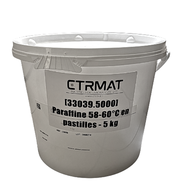 Paraffine 58-60°C en pastilles - 5 kg