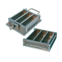 Moule ciment en acier 4x4x16 cm