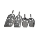 Pelle à main écope à fond plat en aluminium haute résistance pour laboratoire - CTRMAT