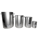 Récipient en acier pour masse volumique