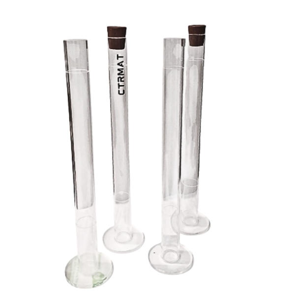 Sand equivalent Plexiglass graduated cylinder