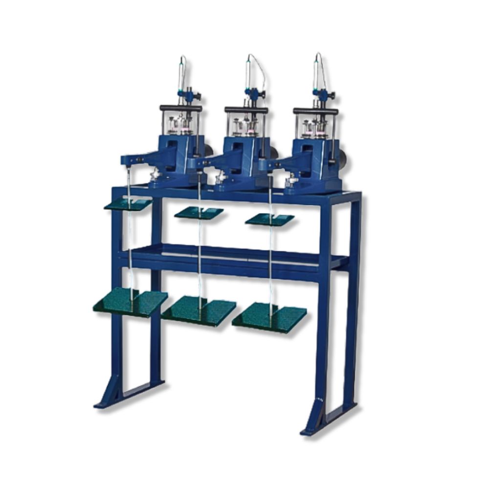 Bench for 3 œdometers 