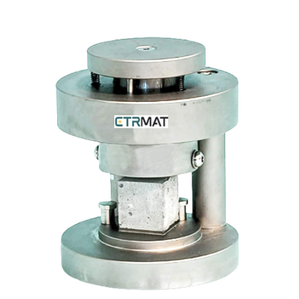 Compression device for cement 4X4X16 cm