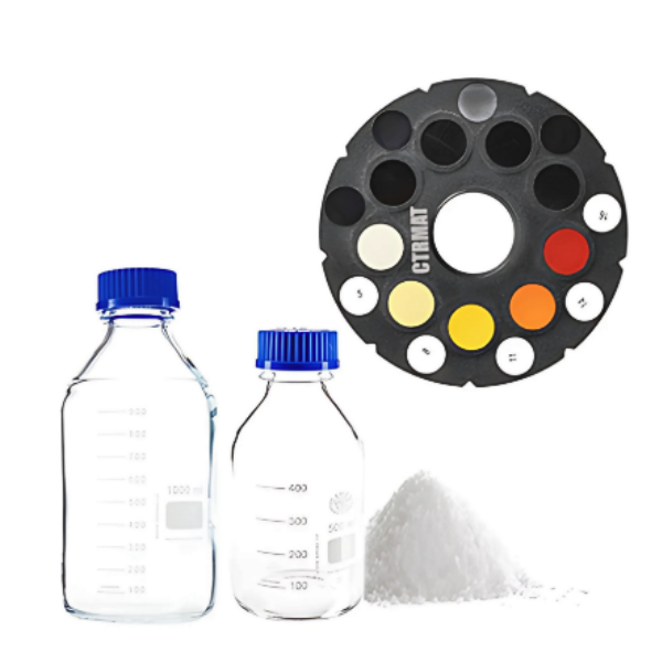 Set for organic impurities test in soils and fine aggregates