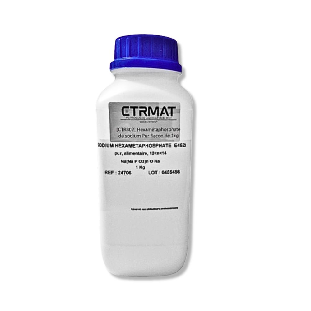 Hexamétaphosphate de Sodium 1 kg - Agent Défloculant