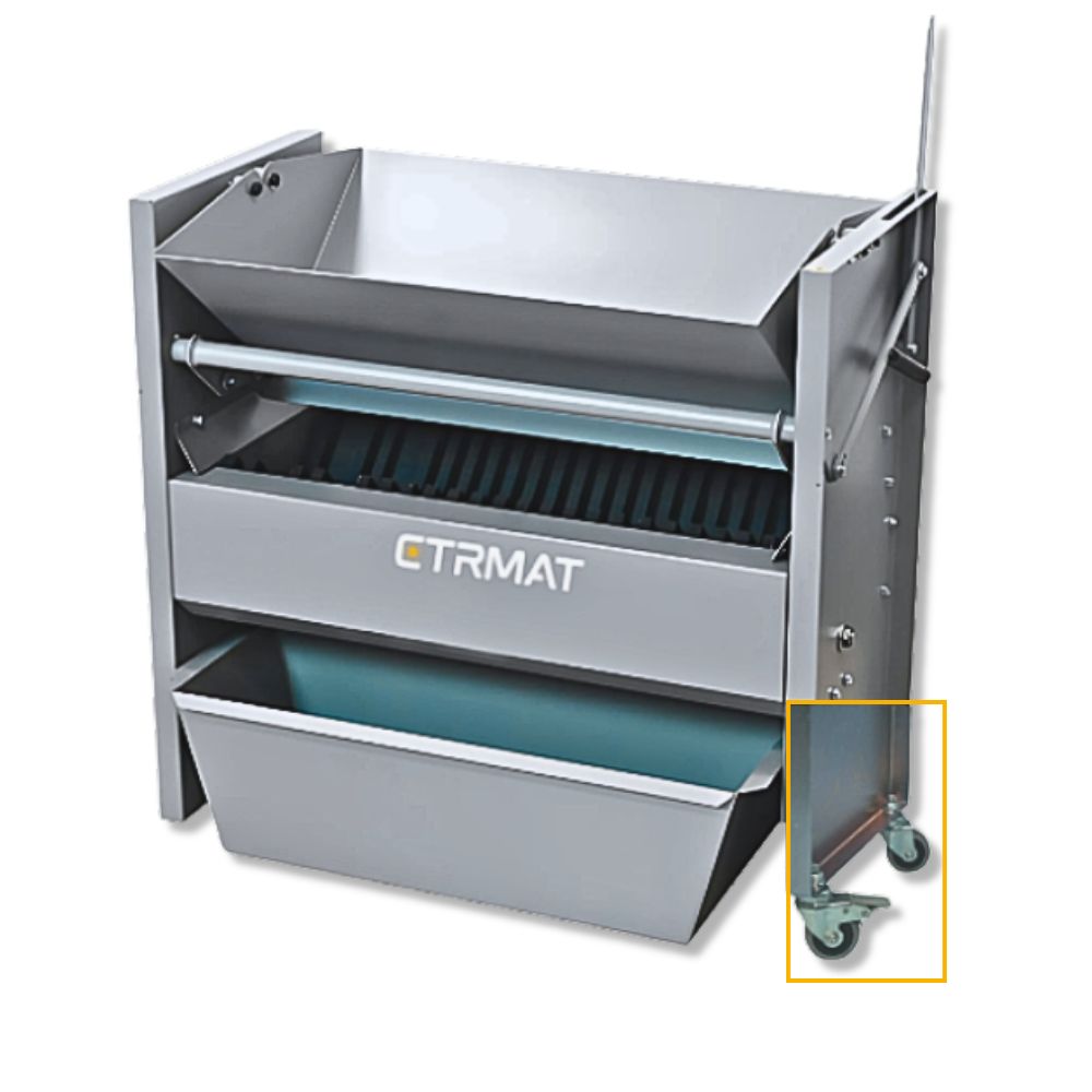 Aggregates large sample splitter with rubber wheels - NF EN 932-1 