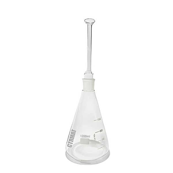 Pycnomètre verre col étroit 29/32 - Granulats