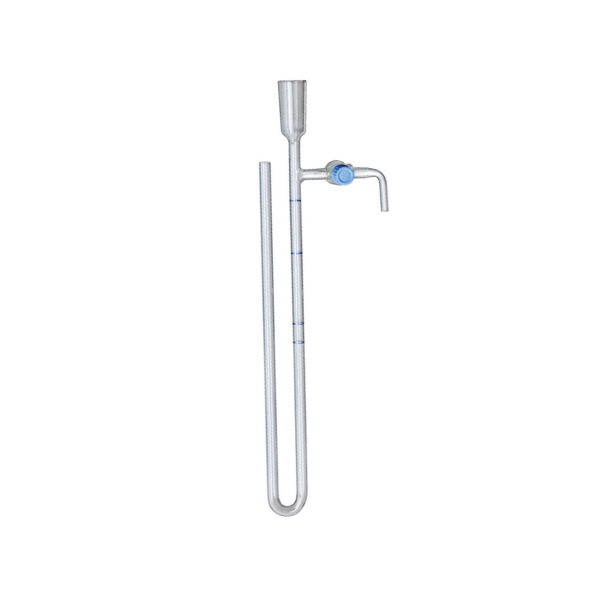  U glass manometric tube for Blaine 