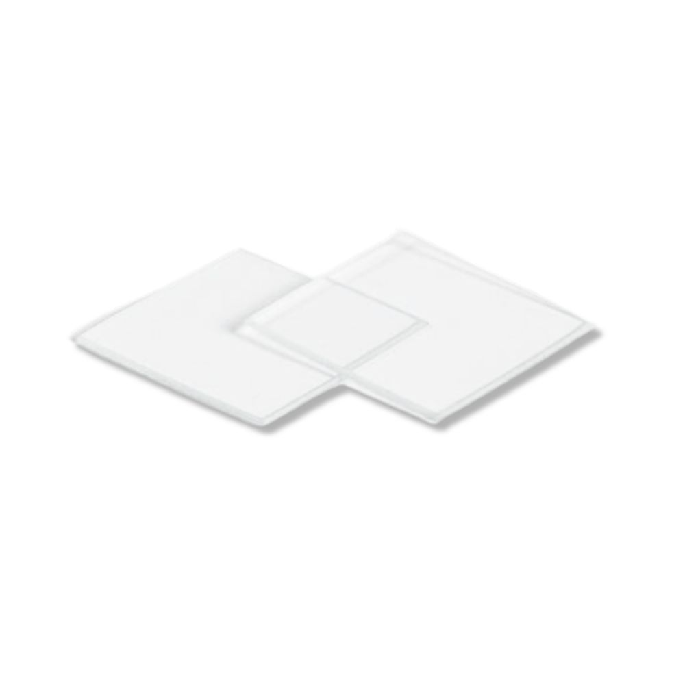 Set of 2 Glass Plates (50x50 mm) for the Le Chatelier Mould