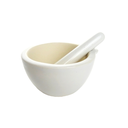 Mortier et pilon en porcelaine