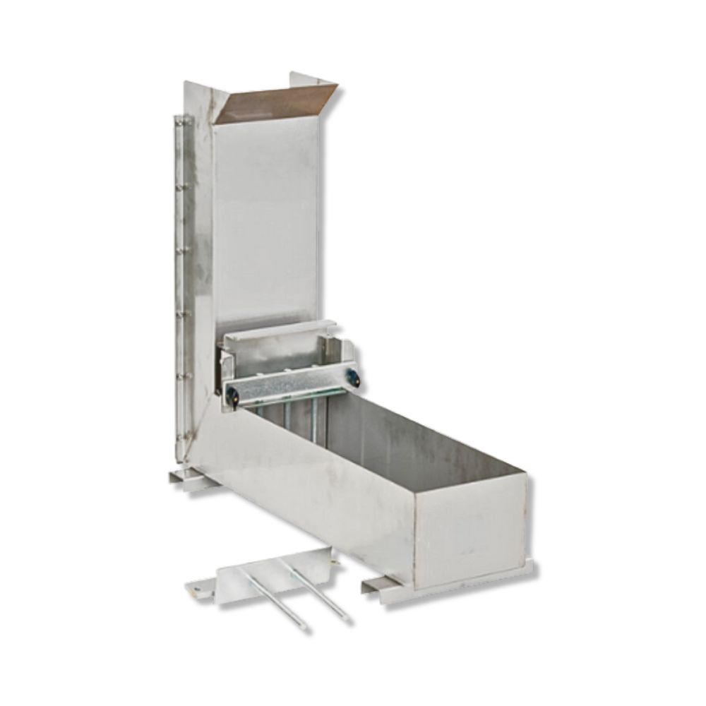L-Box stainless, Determination of confined flow ability