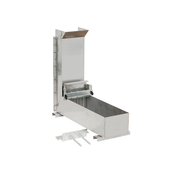 L-Box stainless, Determination of confined flow ability