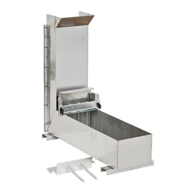 L-Box stainless, Determination of confined flow ability