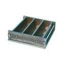 Moule Ciment Acier 4x4x16 cm Haute Dureté - EN 196-1 