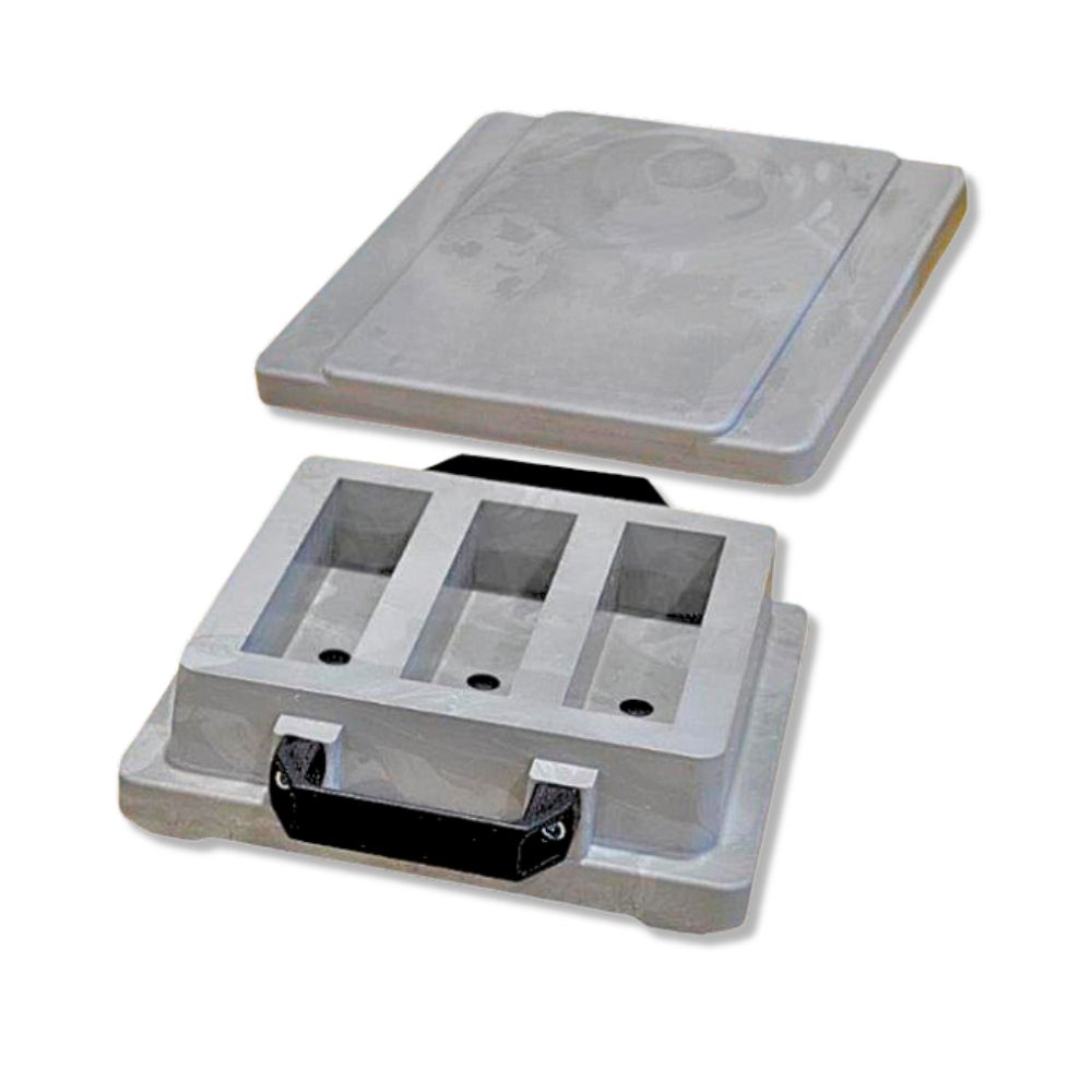 Moule Prismes Ciment 4x4x16 cm Plastique | EN 196-1