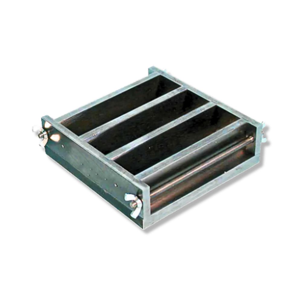 Moule Ciment 3 Alvéoles 4x4x16 cm - NF EN 413-1
