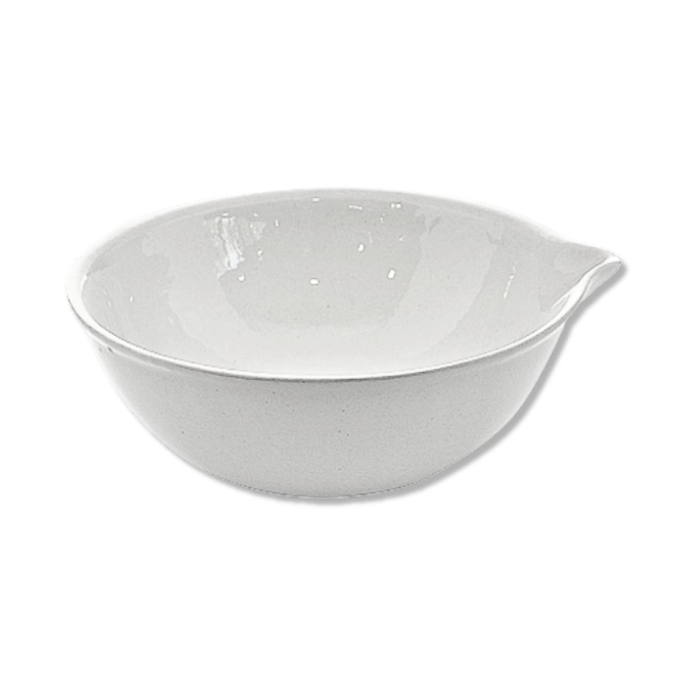 Porcelain Evaporation Dish | Round Bottom