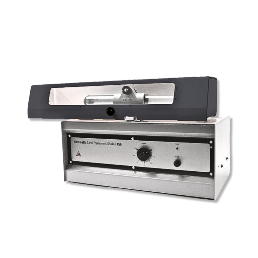 Motorized sand equivalent shaker