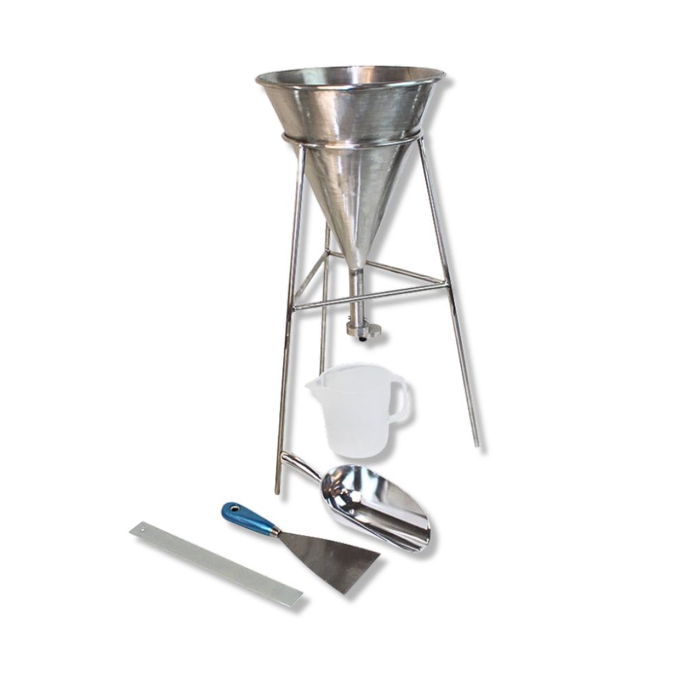 Cement bulk density funnel - NF EN 196-6