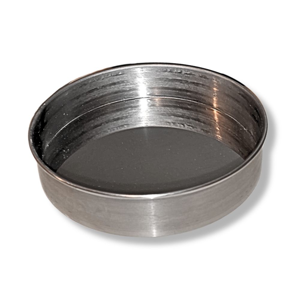 Receiver for particle size analysis sieve