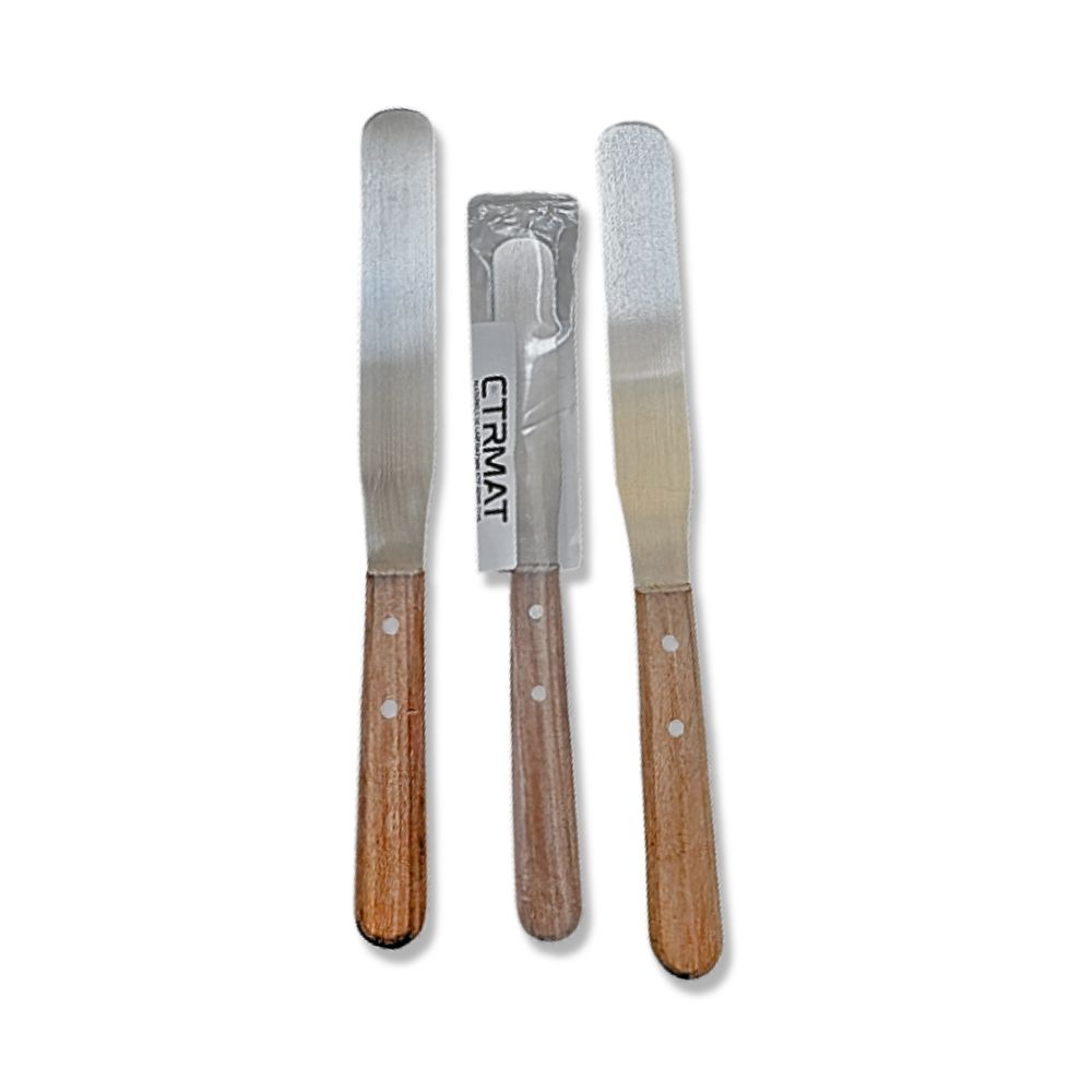 Stainless steel flexible spatula