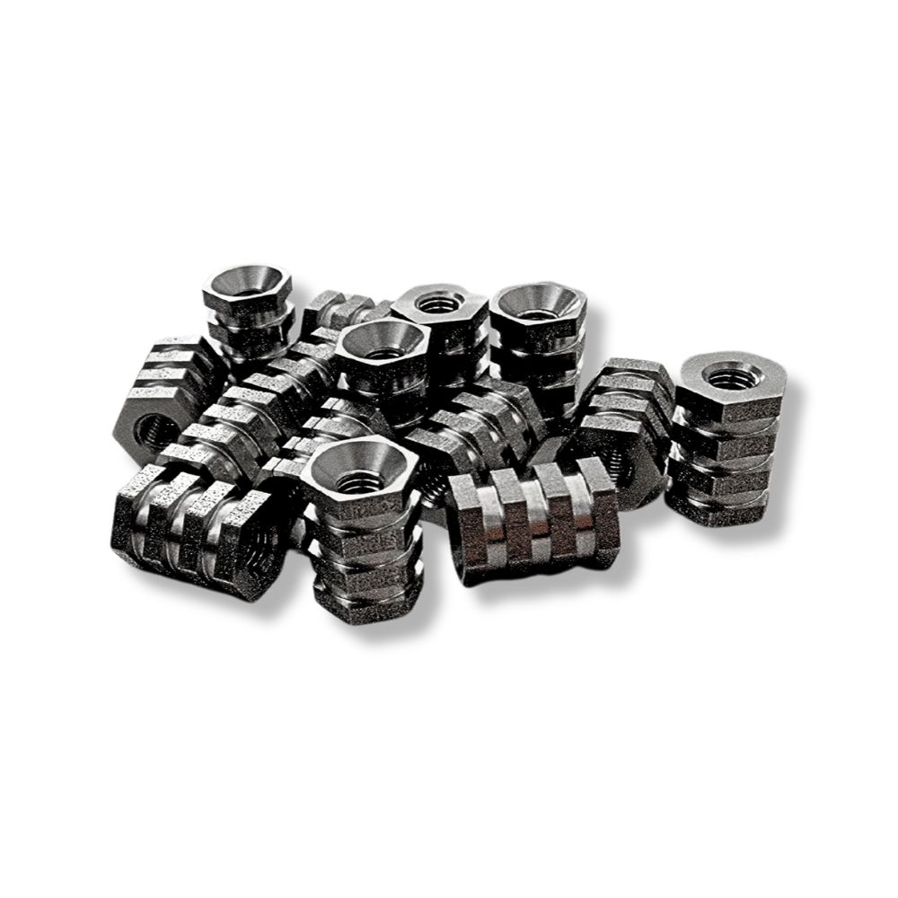 Plot de retrait en inox 4x4x16 cm 