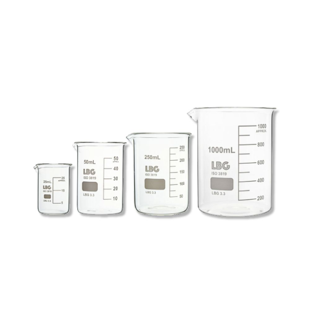 Glass beaker 