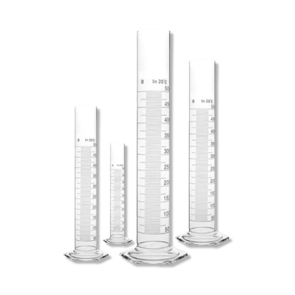 Glass graduated cylinder 