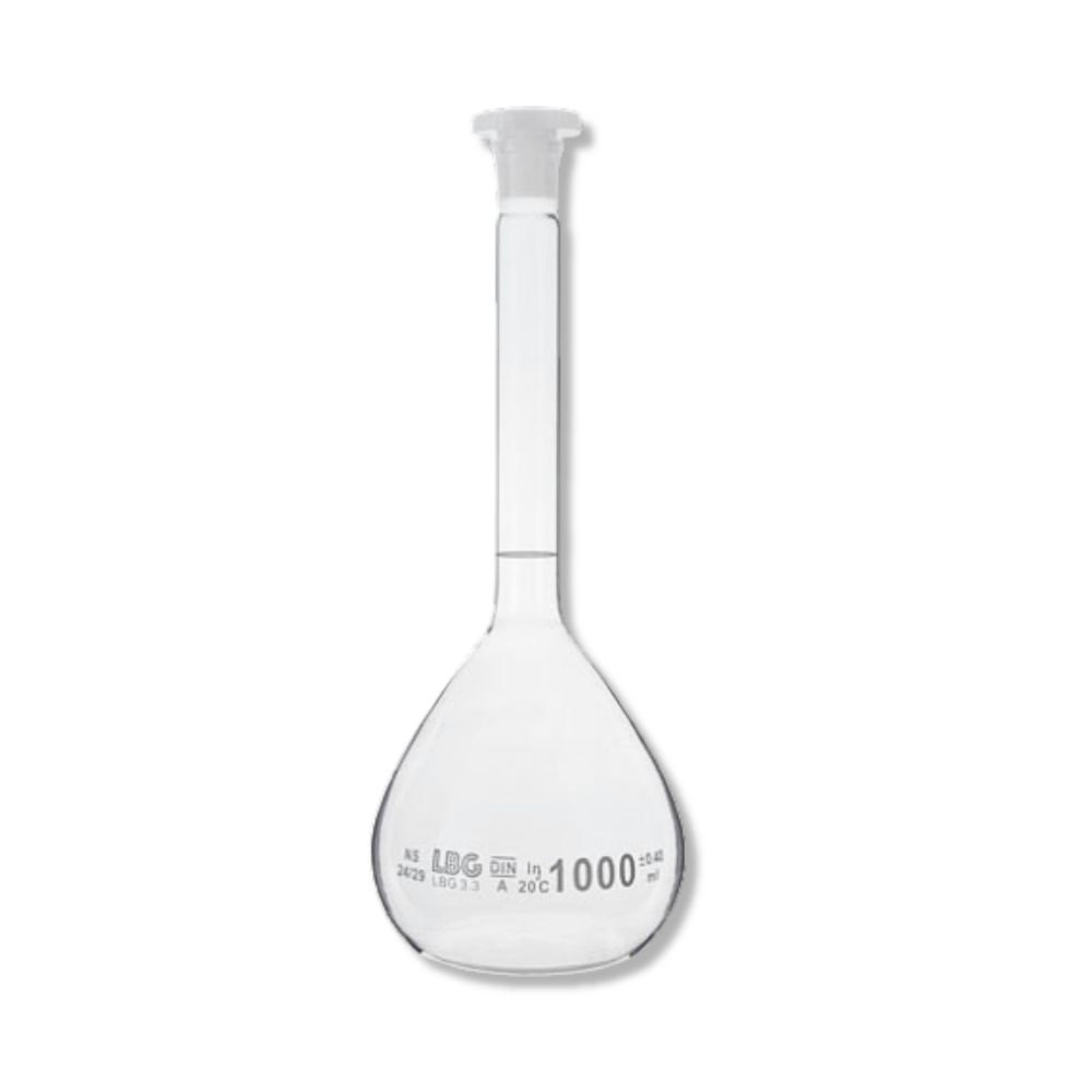 Fiole Jaugée Classe A en Verre Borosilicaté 3.3