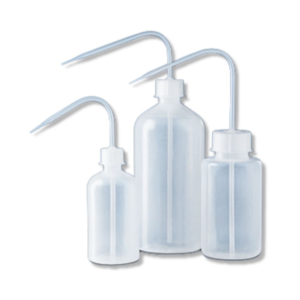 Neutral Plastic Laboratory Wash Bottles