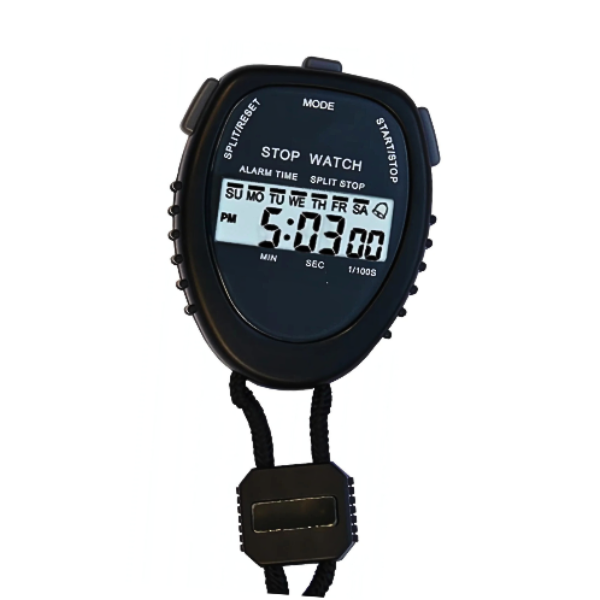 Chronomètre digital 1/100e sec.