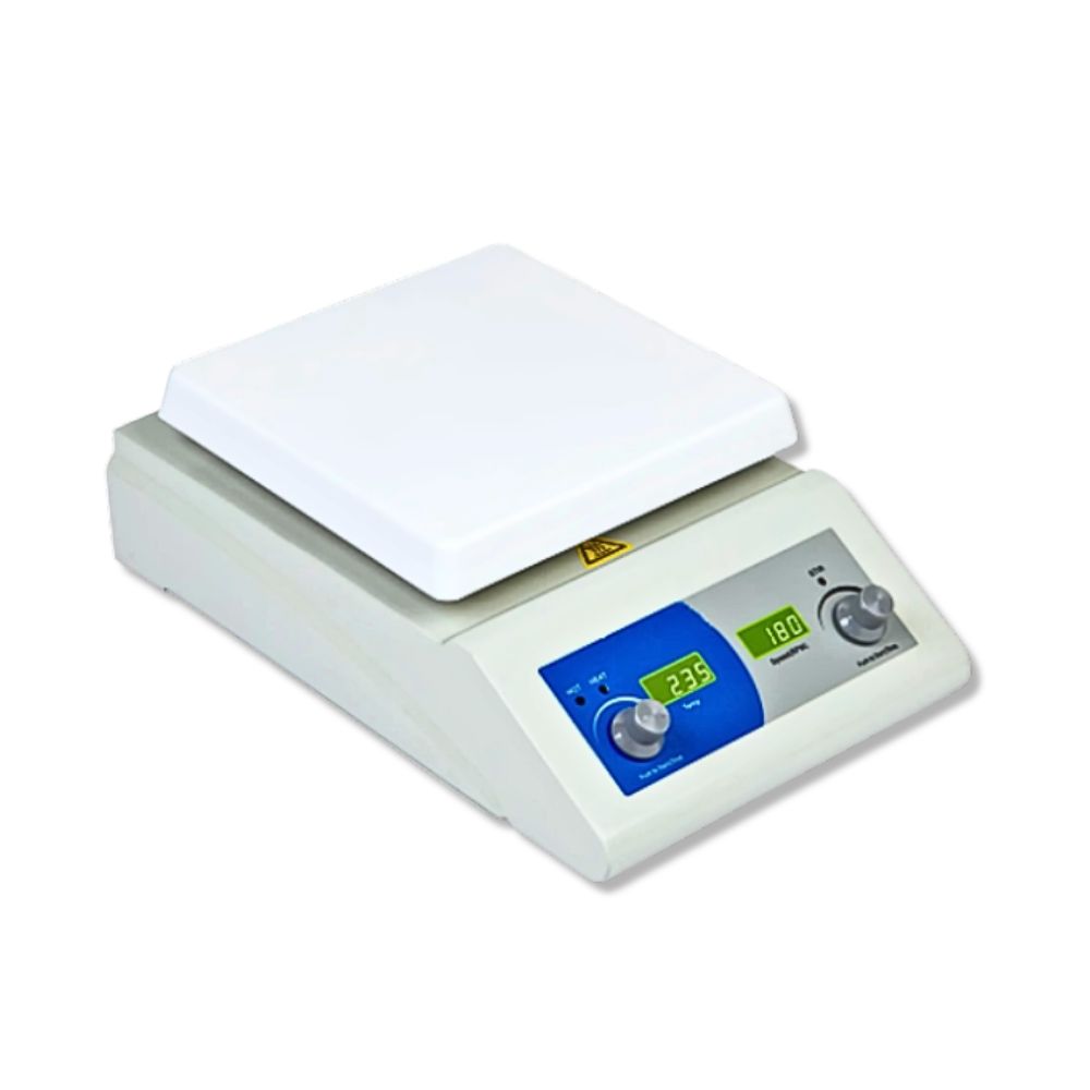 Hot plate with magnetic stirrer