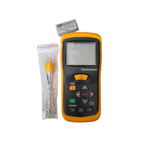 Digital thermometer -50°C à +400°C - 1 channel