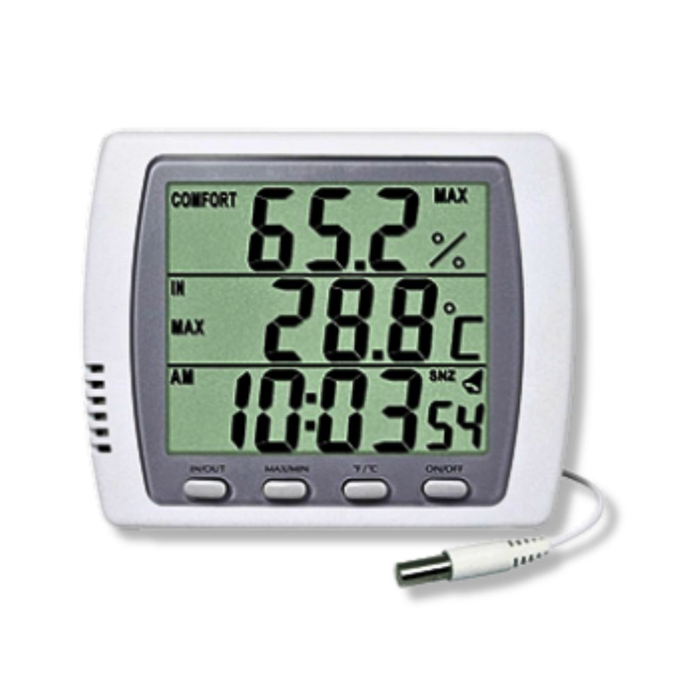 Thermohygromètre Numérique -50/+70°C | Sonde 3m Étanche
